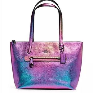 Gorgeous and Rare Coach Oil Slick Hologram Tote